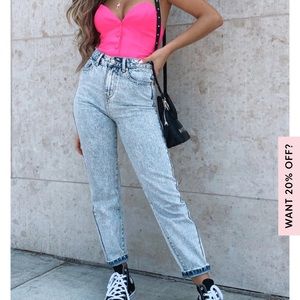 White Fox Boyfriend Jeans